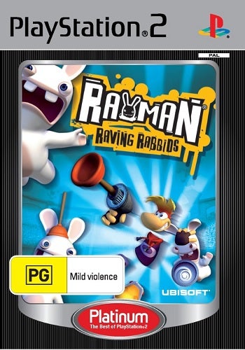 Ubisoft Rayman Raving Rabbids Platinum Refurbished PS2 Playstation 2 Game